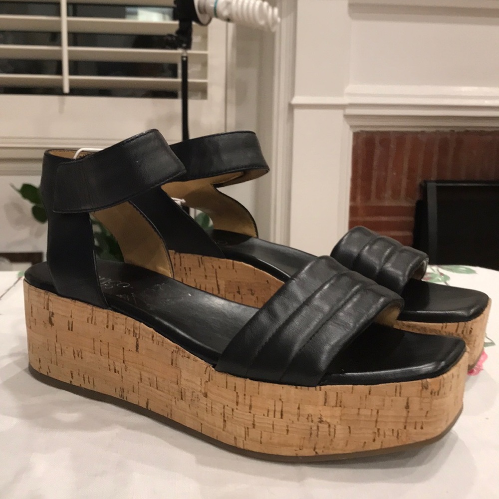 Franco Sarto cork wedge Sandal  NEW